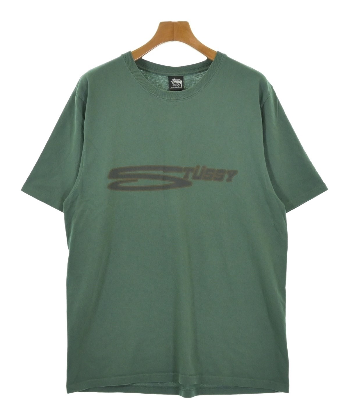 STUSSY（ステューシー）Tシャツ・カットソー 緑 サイズ:M メンズ