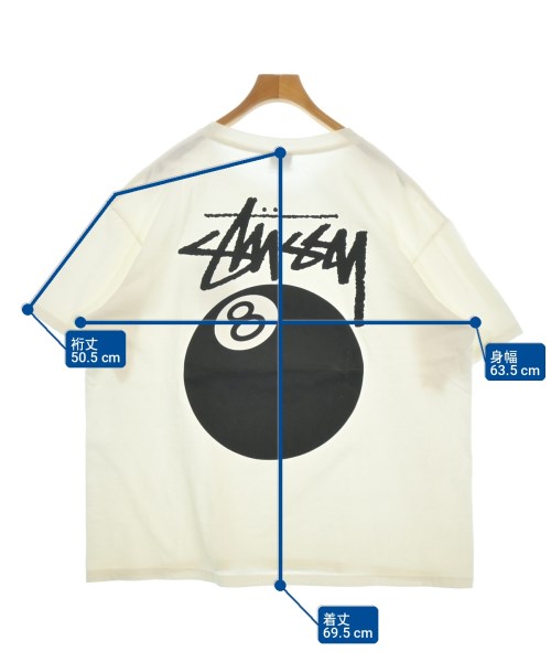 STUSSY（ステューシー）Tシャツ・カットソー 白 サイズ:XL メンズ/2200696435027