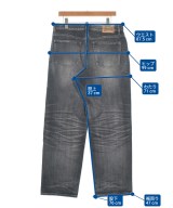 STUSSY（ステューシー）デニムパンツ 黒 サイズ:32(L位) メンズ/2200696720048