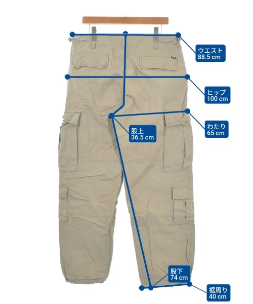 STUSSY（ステューシー）カーゴパンツ ベージュ サイズ:32(L位) メンズ/2200696720062