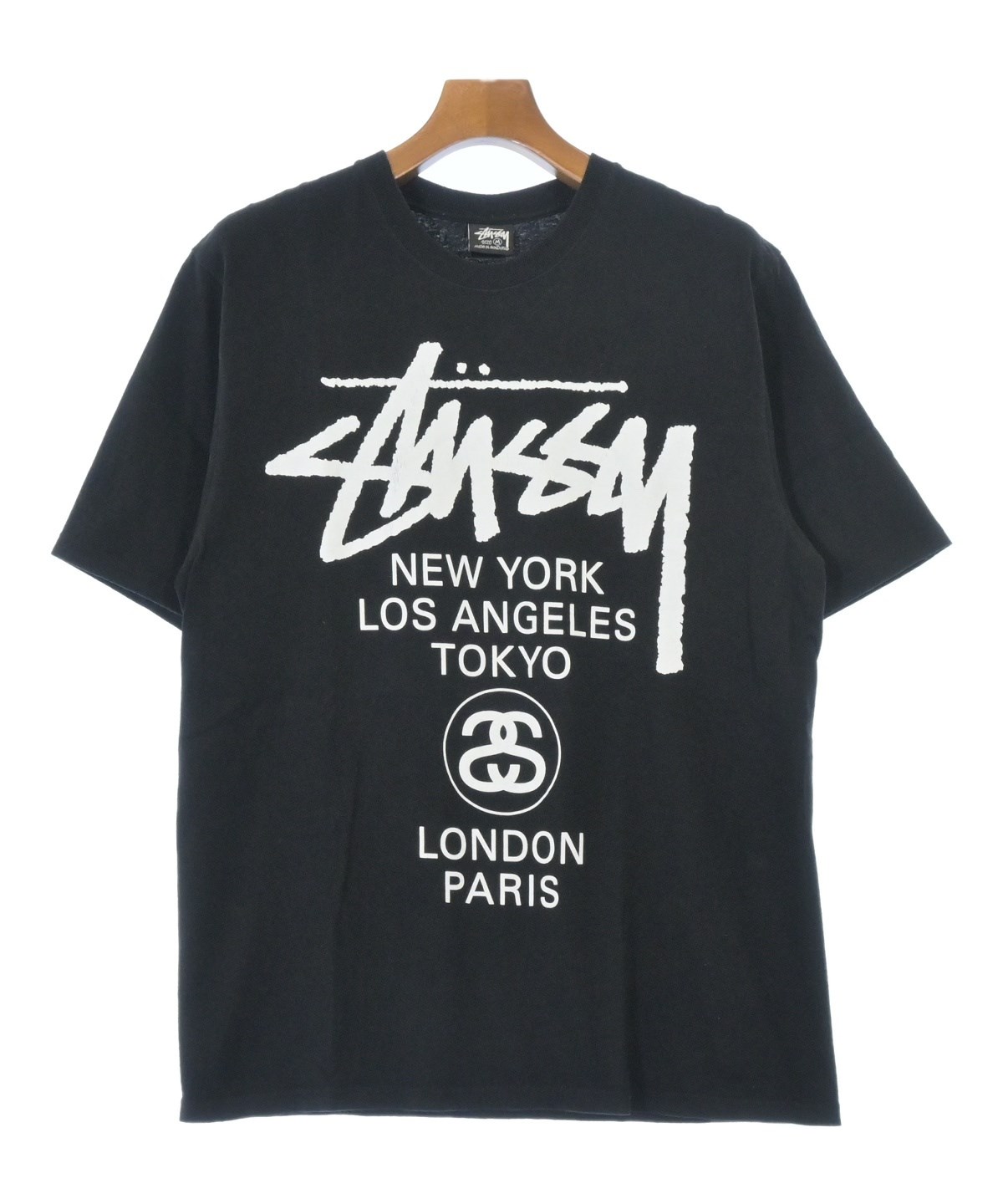 STUSSY（ステューシー）Tシャツ・カットソー 黒 サイズ:M メンズ 