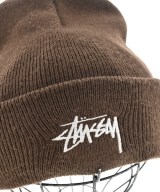 STUSSY（ステューシー）ニットキャップ・ビーニー 茶 サイズ:- メンズ/2200696720192