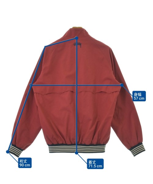 STUSSY（ステューシー）ブルゾン 赤 サイズ:L メンズ/2200696857072