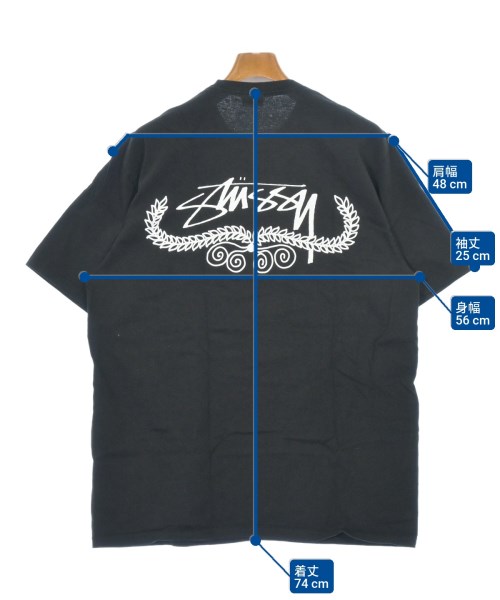 STUSSY（ステューシー）Tシャツ・カットソー 黒 サイズ:L メンズ/2200697754011