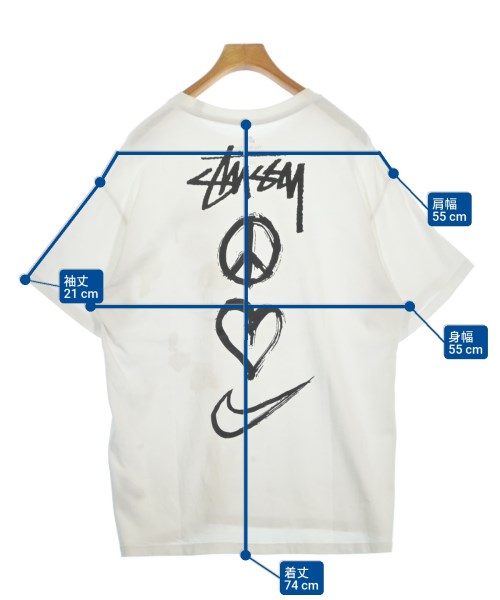 STUSSY（ステューシー）Tシャツ・カットソー 白 サイズ:L メンズ/2200698966017