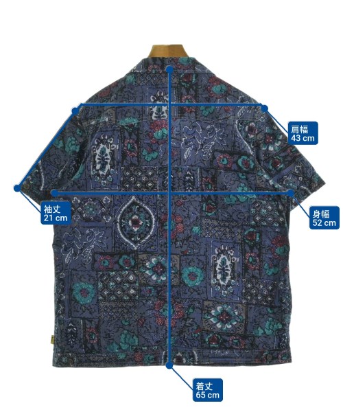 STUSSY（ステューシー）カジュアルシャツ 青 サイズ:M メンズ/2200697778017