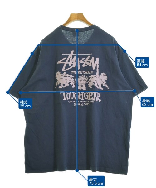STUSSY（ステューシー）Tシャツ・カットソー 紺 サイズ:XXL メンズ/2200698654136