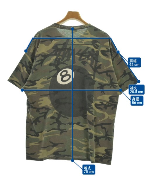 STUSSY（ステューシー）Tシャツ・カットソー カーキ サイズ:XL メンズ/2200695531195