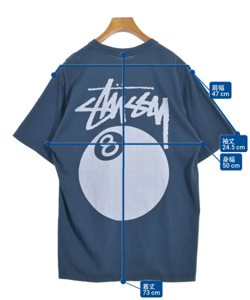 STUSSY（ステューシー）Tシャツ・カットソー 青 サイズ:M メンズ/2200699042055