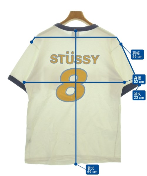 STUSSY（ステューシー）Tシャツ・カットソー 白 サイズ:M メンズ/2200694661190