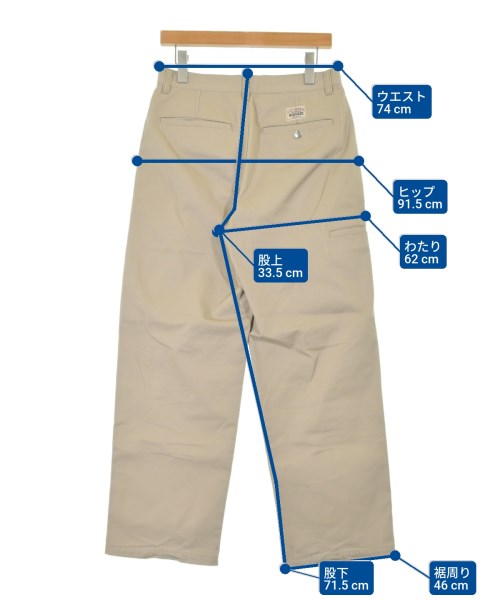 STUSSY（ステューシー）チノパン ベージュ サイズ:28(S位) メンズ/2200655786016