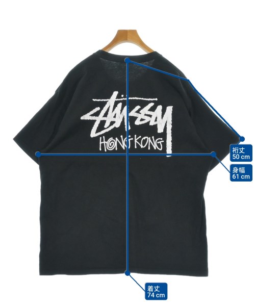 STUSSY（ステューシー）Tシャツ・カットソー 黒 サイズ:XL メンズ/2200656106059