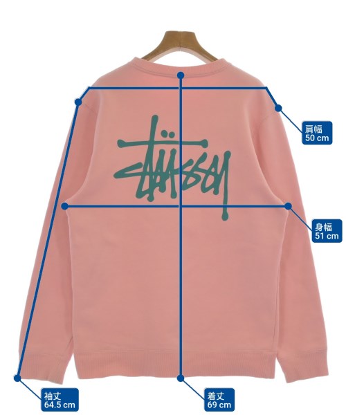 STUSSY（ステューシー）スウェット ピンク サイズ:M メンズ/2200656251032