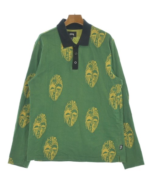 STUSSY(ステューシー)ポロシャツ 緑 サイズ:M/2200656251056
