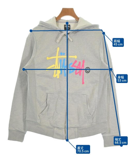STUSSY（ステューシー）パーカー グレー サイズ:L メンズ/2200657240011
