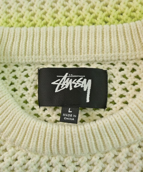 STUSSY（ステューシー）ニット・セーター 白 サイズ:L メンズ/2200657914127