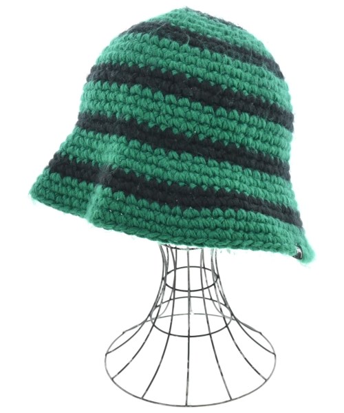 STUSSY(ステューシー)ニットキャップ・ビーニー 緑 サイズ:ONE/2200658542015