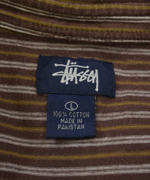 STUSSY（ステューシー）ポロシャツ 茶 サイズ:L メンズ/2200652573077