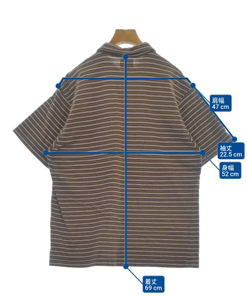 STUSSY（ステューシー）ポロシャツ 茶 サイズ:L メンズ/2200652573077