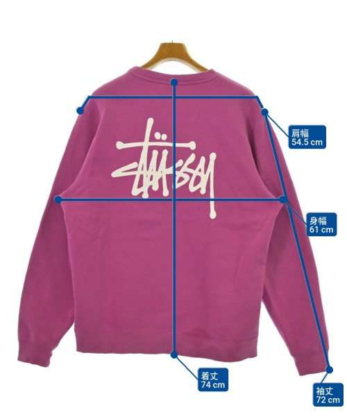 STUSSY（ステューシー）スウェット 紫 サイズ:M メンズ/2200652574012
