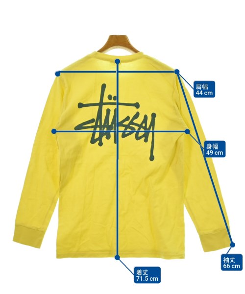 STUSSY（ステューシー）Tシャツ・カットソー 黄 サイズ:S メンズ/2200652574029