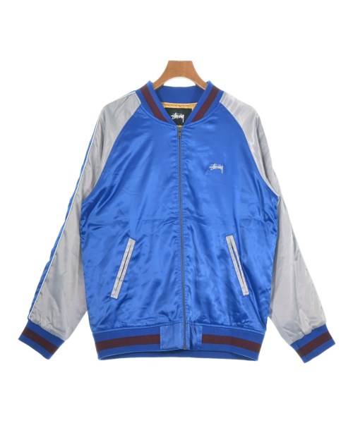 STUSSY(ステューシー)スタジャン 青 サイズ:L/2200658995019