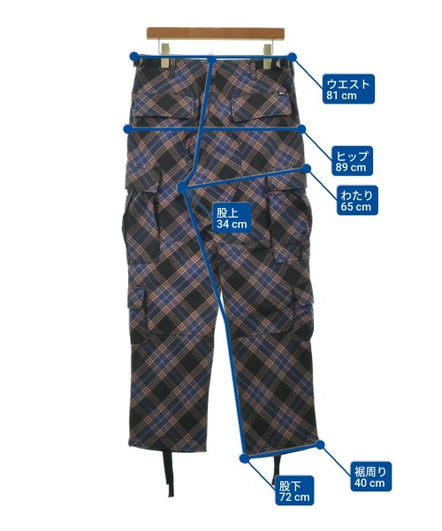 STUSSY（ステューシー）カーゴパンツ 青 サイズ:30(M位) メンズ/2200638308341