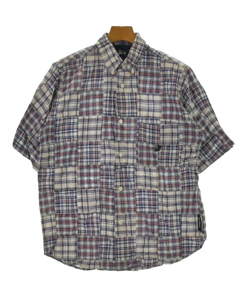 STUSSY(ステューシー)カジュアルシャツ 紺 サイズ:S/2200653813233