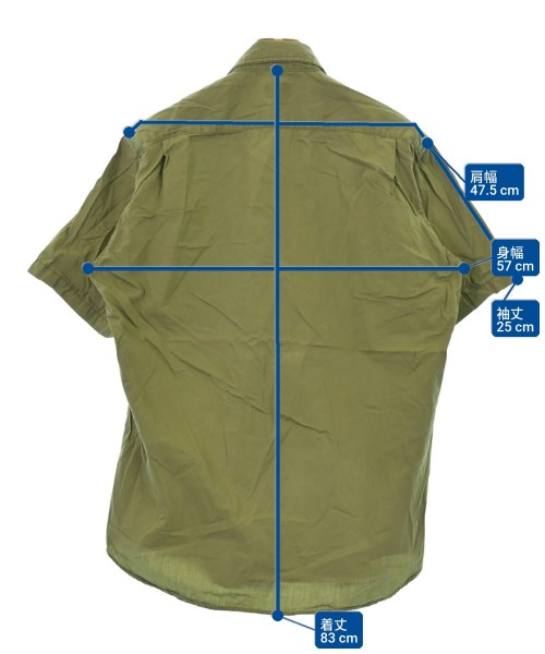 STUSSY（ステューシー）カジュアルシャツ カーキ サイズ:S メンズ/2200653813264