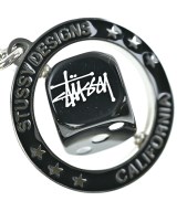 STUSSY（ステューシー）キーケース・キーホルダー 黒 サイズ:- メンズ/2200656971053
