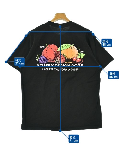 STUSSY（ステューシー）Tシャツ・カットソー 黒 サイズ:L メンズ/2200661156049