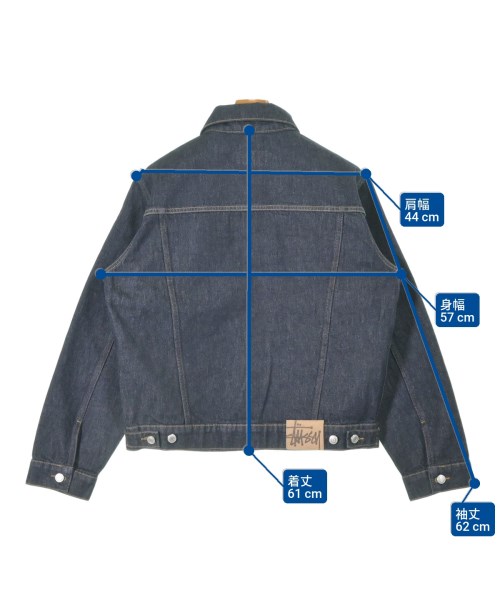 STUSSY（ステューシー）デニムジャケット 紺 サイズ:S メンズ/2200661305027