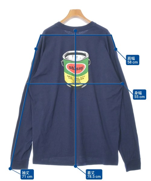 STUSSY（ステューシー）Tシャツ・カットソー 紺 サイズ:XL メンズ/2200661446102
