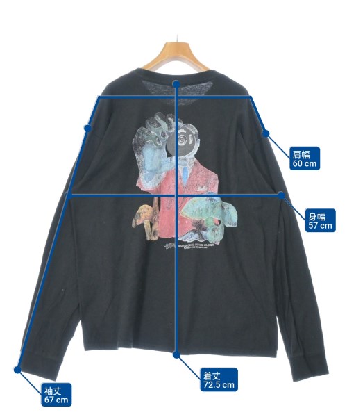STUSSY（ステューシー）Tシャツ・カットソー 黒 サイズ:XL メンズ/2200661446126