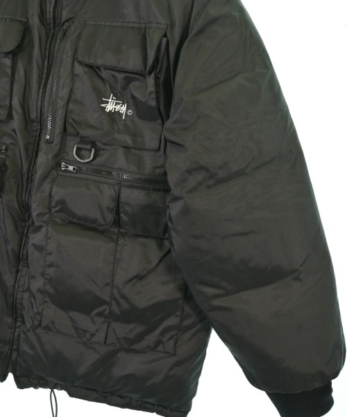 STUSSY（ステューシー）ダウンジャケット/ダウンベスト 黒 サイズ:M メンズ/2200661800010