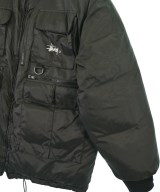 STUSSY（ステューシー）ダウンジャケット/ダウンベスト 黒 サイズ:M メンズ/2200661800010