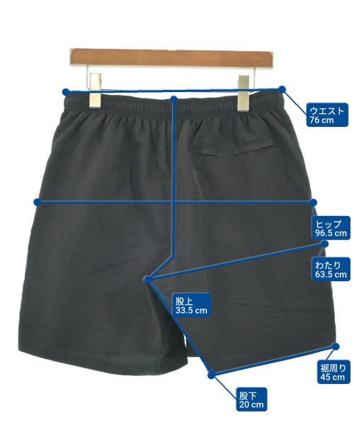 STUSSY（ステューシー）ショートパンツ 黒 サイズ:M メンズ/2200657002015