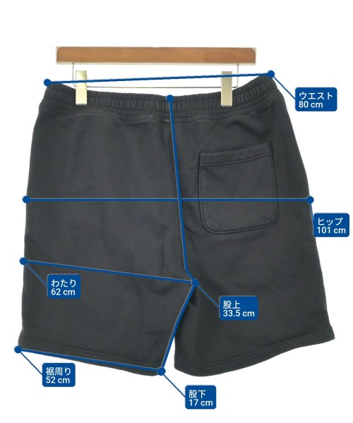 STUSSY（ステューシー）ショートパンツ 黒 サイズ:M メンズ/2200657002022