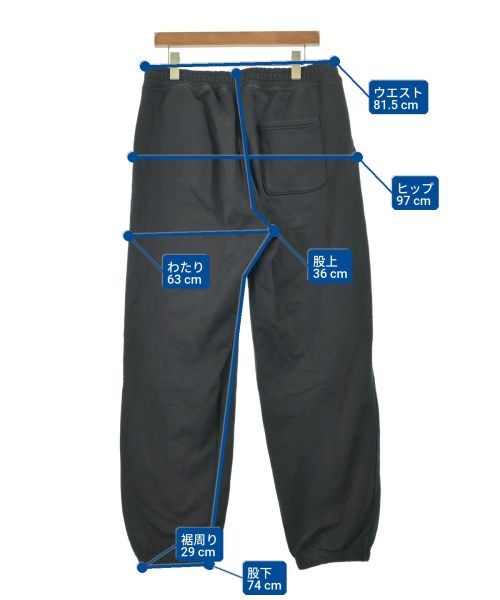 STUSSY（ステューシー）スウェットパンツ 黒 サイズ:L メンズ/2200657002039