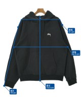 STUSSY（ステューシー）パーカー 黒 サイズ:XL メンズ/2200657002046