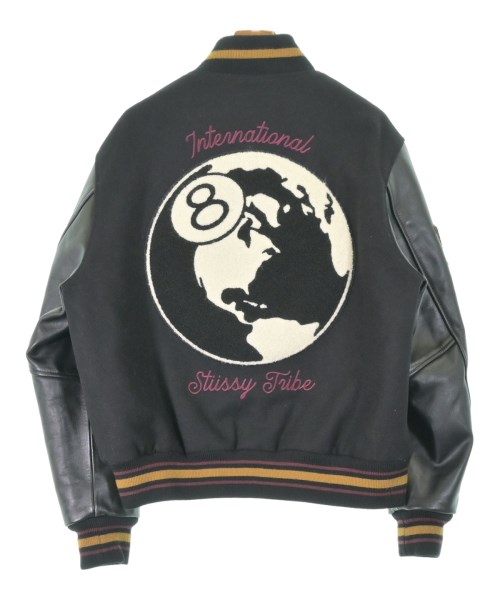 STUSSY（ステューシー）スタジャン 黒 サイズ:M メンズ/2200662414018