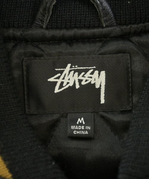 STUSSY（ステューシー）スタジャン 黒 サイズ:M メンズ/2200662414018