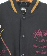 STUSSY（ステューシー）スタジャン 黒 サイズ:M メンズ/2200662414018