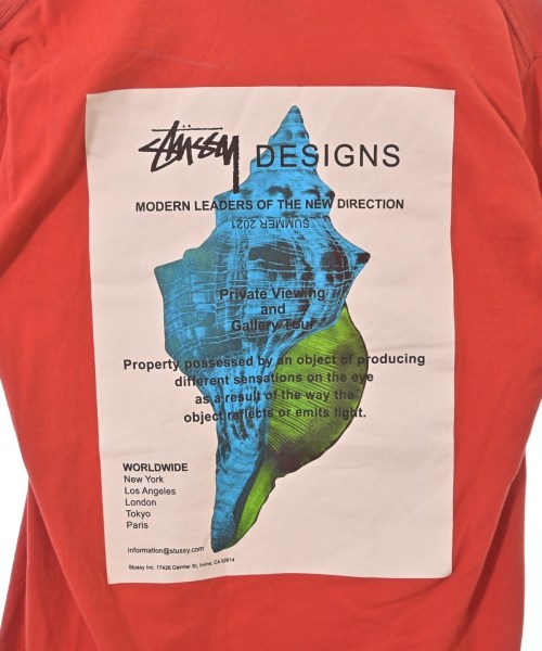 STUSSY（ステューシー）Tシャツ・カットソー 赤 サイズ:M メンズ/2200708616024