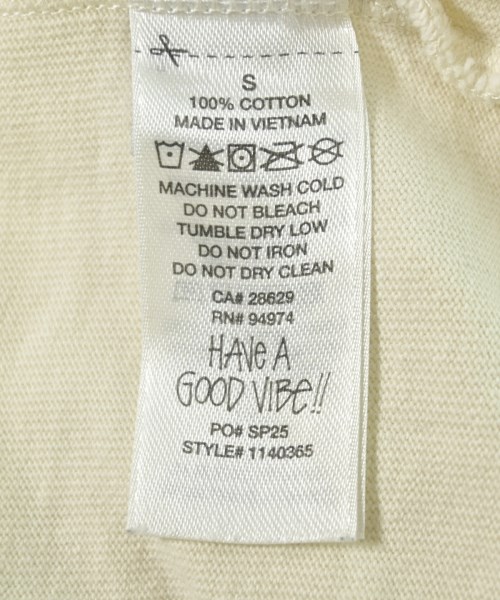 STUSSY（ステューシー）Tシャツ・カットソー ベージュ サイズ:S メンズ/2200712932028