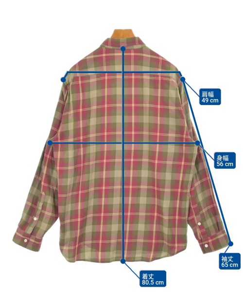 STUSSY（ステューシー）カジュアルシャツ 赤 サイズ:XL メンズ/2200713011043