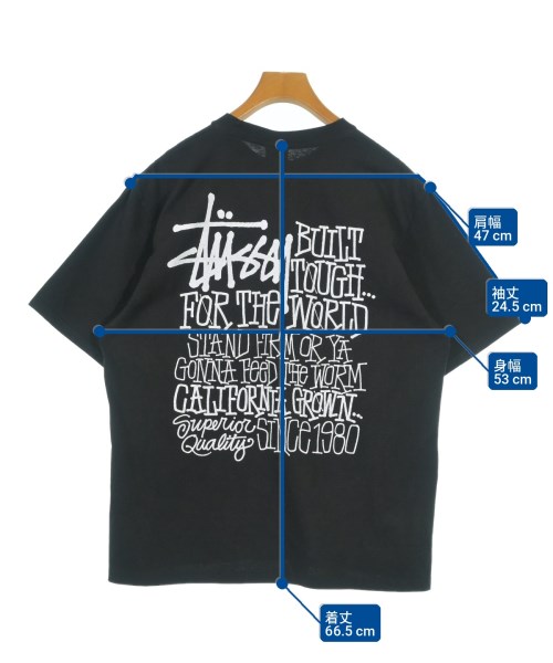 STUSSY（ステューシー）Tシャツ・カットソー 黒 サイズ:M メンズ/2200713927085