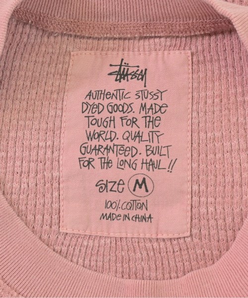 STUSSY（ステューシー）Tシャツ・カットソー ピンク サイズ:M メンズ/2200714719115