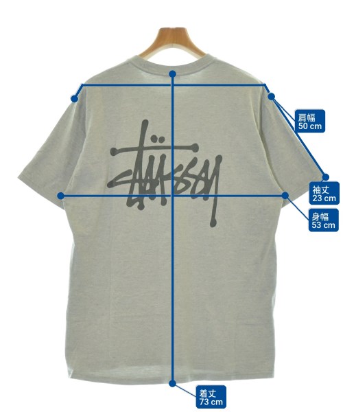 STUSSY（ステューシー）Tシャツ・カットソー グレー サイズ:L メンズ/2200712527071