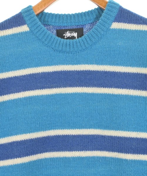 STUSSY（ステューシー）ニット・セーター 青 サイズ:S メンズ/2200715777022